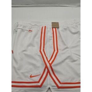 WNBA Nike Women's Shorts Loose Fit White Athletic Basketball Dri-Fit Size XLarge